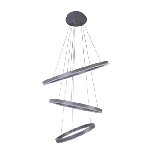 Pendente Led Metal e Alumínio 100w 3000k Danza - CINZA