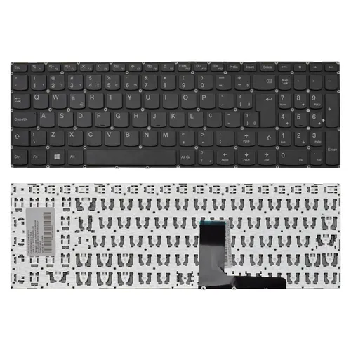 Teclado para Notebook Lenovo Ideapad V310-15IKB ABNT2 Preto