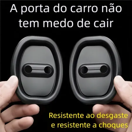 Kit Protetor de Porta do Carro 4 Peças - Amortecedor Borracha Anti Colisão  4.4