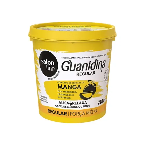 Guanidina Óleo Semente de Manga Alisa e Relaxa Salon Line 218G