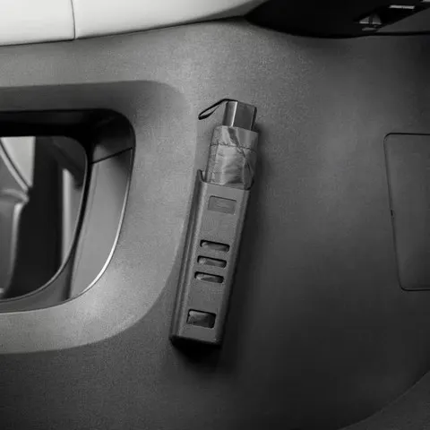 Suporte Universal para Guarda-Chuva de Carro, Caixa de Armazenamento Impermeável para Porta-Malas, Organizador de Chuva, Acessório Interno para Veículos SUV, Sedan e Hatchback