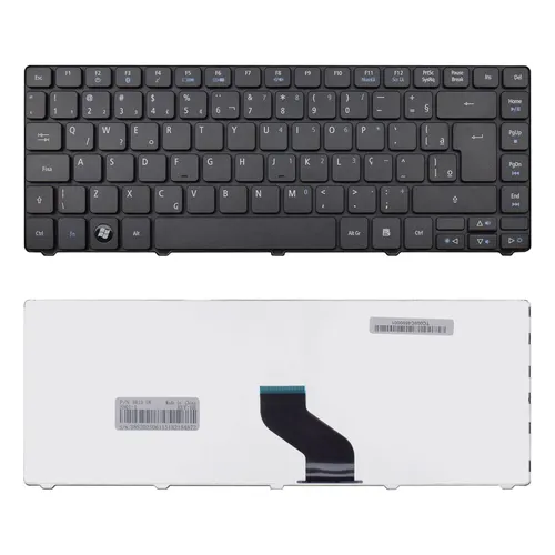 Teclado para Notebook Acer Aspire 4740G 4741 4743 4743G 4743Z ABNT2 - F3 Bluetooth Preto