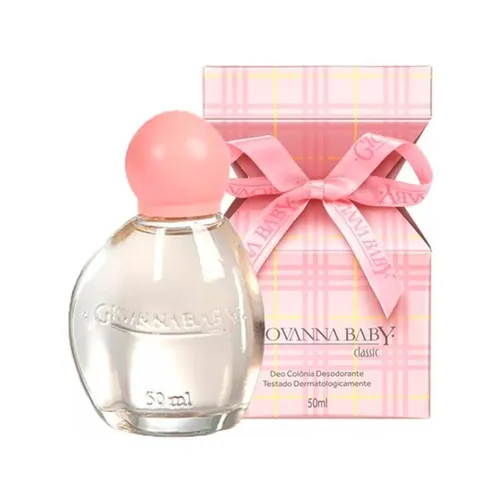 Deo Colônia Giovanna Baby Classic Rosa 50ml