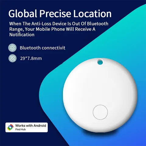Rastreador GPS inteligente para Android, com posicionamento global preciso, Bluetooth, para animais de estimação, crianças, bagagens e chaves.