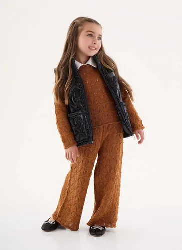 Colete Puffer Infantil para Menina (Preto) Up Baby
