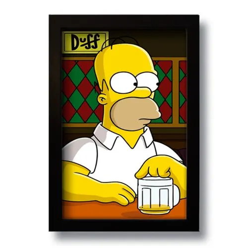 Quadro Decorativo Simpson Duff 33x43 cm