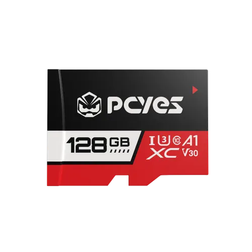 Cartão Micro SD 128GB PCYES C10 U3 V30 80MB/s SDA 6.0 PY128GBSDXC