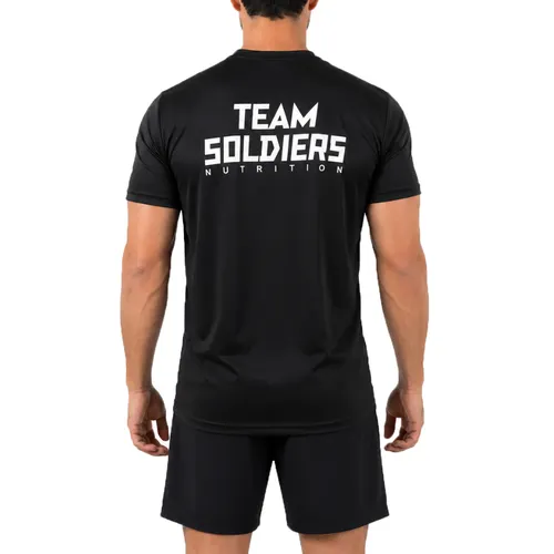 Camiseta Dry Fit Team Soldiers Preta - Soldiers Nutrition