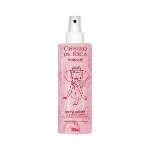 Body Splash Corporal Kokeshi Cheiro de Rica Floral Intenso e Adocicado
