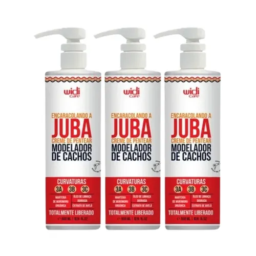 Kit Widi Care Encaracolando a Juba 3 Creme de Pentear 500 ml