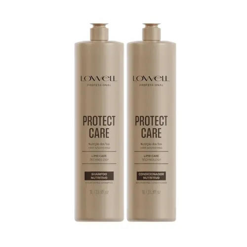 Kit Shampoo Condicionador Lowell Protect Care Salon duo