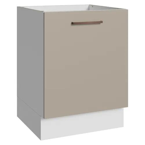 Balcão 60 x 60 cm 1 Porta (Sem Tampo) Branco/Crema Agata Madesa