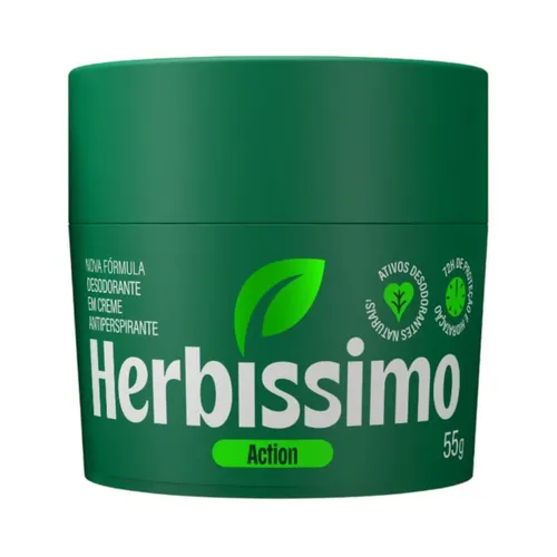 Desodorante Creme Herbissimo Action 55g