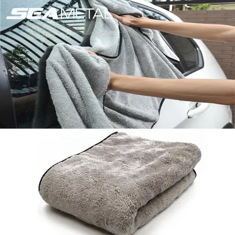 Seametal microfibra toalha de lavagem automática super absorvente limpeza do carro toalha de secagem panos multifuncionais para acessórios de lavagem de carro