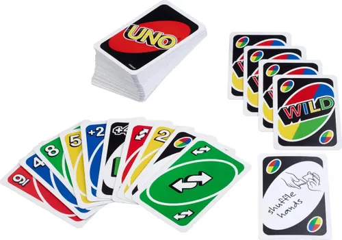 Uno Edição Especial Show em no Mercy Jogo de Cartas Baralhos Dorso Vermelho Idioma Brasil Personagem Barbie