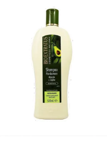 Shampoo Pós-Química Abacate e Jojoba Bio Extratus 500ml