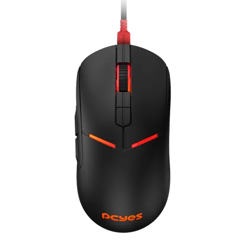 Mouse PCYES Gamer Argus RGB 12400DPI 8 Botões PMGABV
