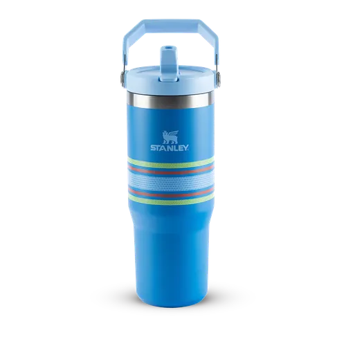 Tumbler Térmico Flip Straw Varsity Azure Stripes Stanley 1913 | 887ml