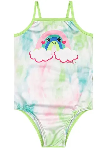 Maiô Infantil em Malha UV DRY com Forro em Microfibra Verde Claro