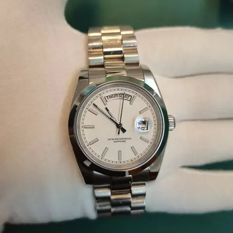 2026 Novo Relógio Masculino com Vidro de Safira, Aço Inoxidável, Resistente à Água 50M para Natação, Movimento de Quartzo, Estilo Executivo, DD36MM, Relógio de Pulso para