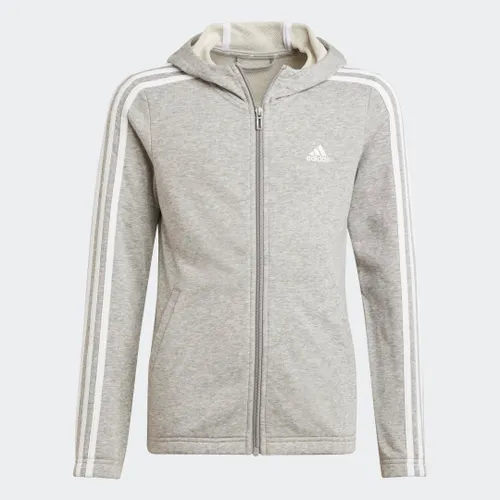 Blusa Moletom Capuz Essentials 3-stripes Kids adidas
