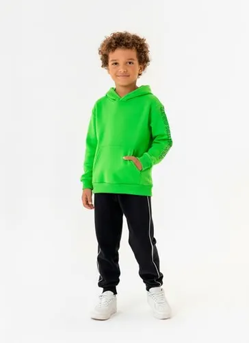 Blusão Infantil Masculino em Moletom Felpado (Verde) Guloseima
