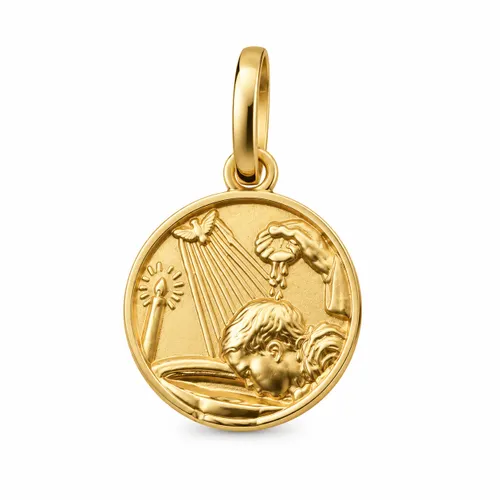 Pingente  Batismo 1 cm em Ouro 18k