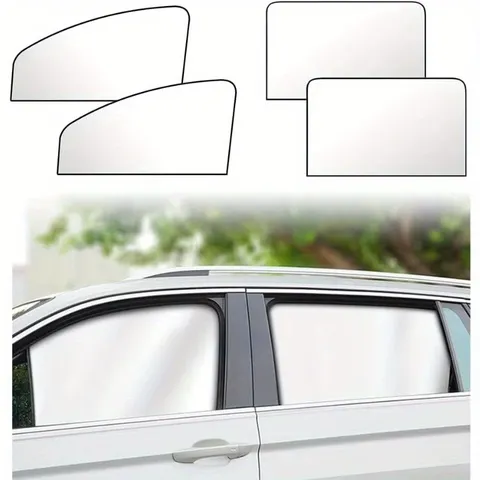 Conjunto de 2 peças de persianas magnéticas universais para carros, redução de calor, proteção de privacidade, acessório para carro