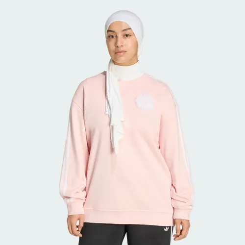 Moletom Gola Careca Lace  Originals Branding Mulher adidas