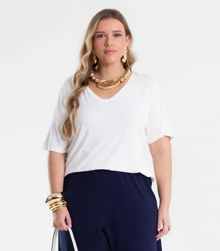 Blusa Feminina Manga Curta Plus Size Secret Glam - Moda Feminina e Masculina, Itens para Casa e Mais l Rovitex