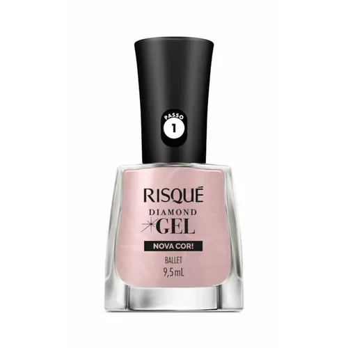 Esmalte Risqué Diamond Gel Metálico Ballet 9,5ml