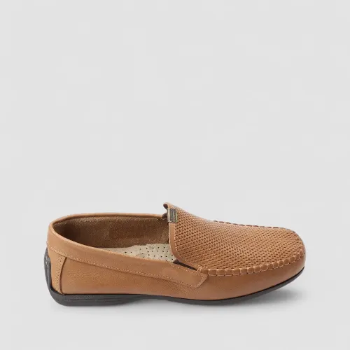 Mocassim Masculino Pegada Amortecedor Marrom