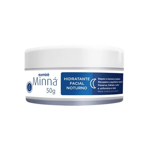 Creme Hidratante Facial Minná Noturno 50g