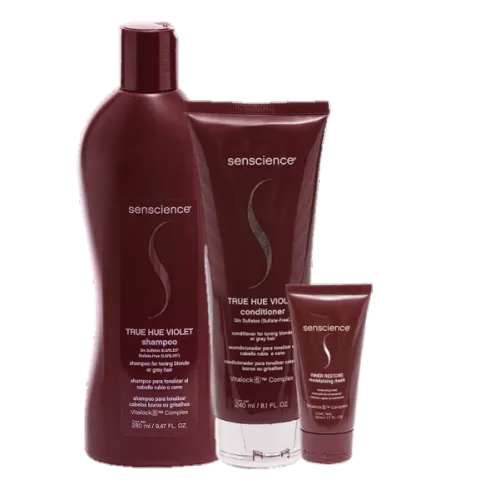 Kit Senscience True Hue Violet Duo e Inner Restore Mask 300ml 300ml 50ml