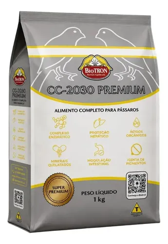 Cc 2030 Premium 1kg - Biotron - Farinhada para Aves