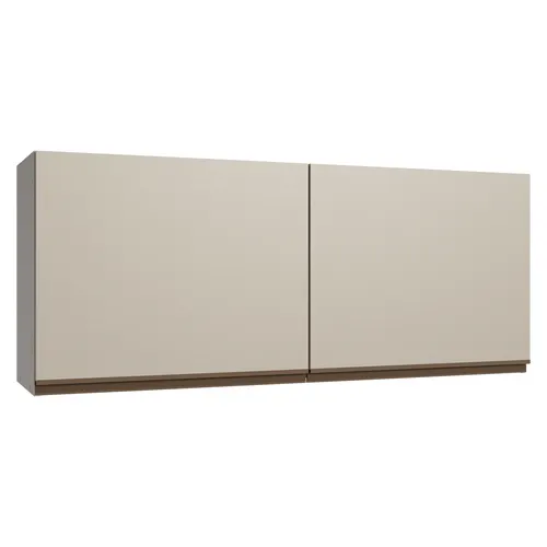 Armário Aéreo 120 cm 2 Portas Crema Nice Madesa