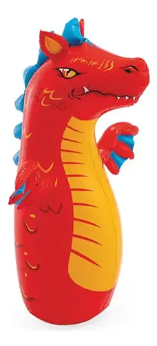 João Bobo Inflável Boneco Teimoso 3d - Intex Dragão