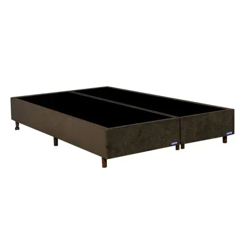 Box para Colchão Gazin Convencional Casal Queen Poliester 158x198x27cm Marrom