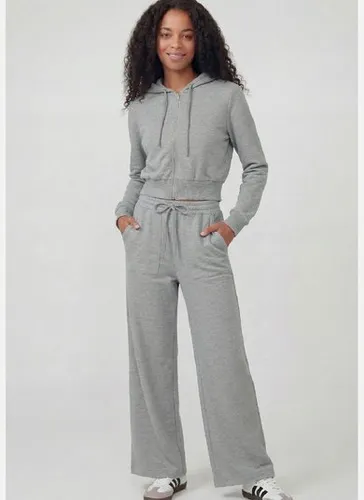 Calça Básica Feminina para Adulto em Moletom (Cinza) Just Basic