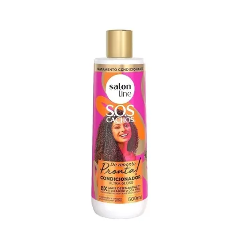 Condicionador Salon Line Sos Antiporisade de Repente Pronta 500g