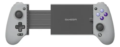 Controle Gamepad GameSir G8 Galileo USB-C para Android iPhone 15/16 Hall Effect, Botões Mapeáveis e Carregamento Pass-Through Cinza