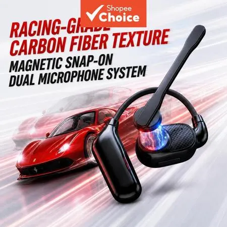 V1 Fones de Ouvido Bluetooth sem Fio Não Intra-Auriculares com Cancelamento de Ruído Fone HiFi para Jogos Graves Pesados