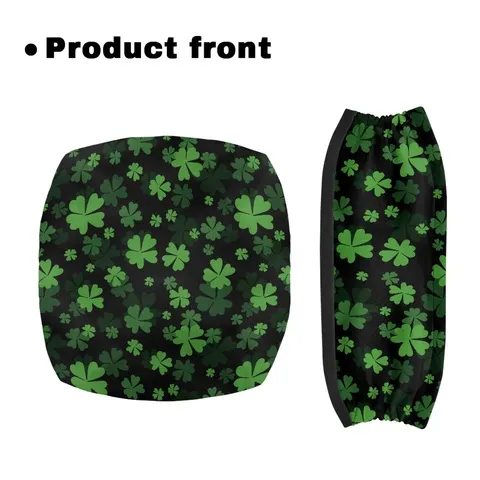 Capa Antiderrapante Coloranimal para Assento de Andador, 2 Peças, para Idosos, Uso Externo, Padrão Trevo Verde