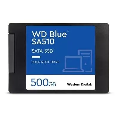 SSD SanDisk WD Blue, 500GB, 2.5", SATA III, Leitura: 560 MB/s, Gravação: 510 MB/s, Preto - WDS500G3B0A