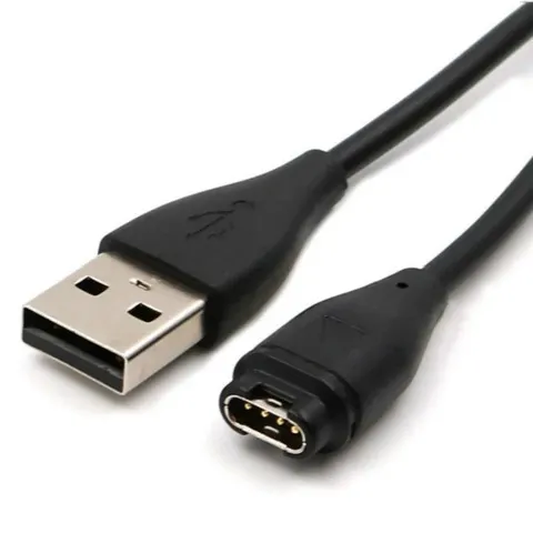 Cabo de carregamento usb de 100cm para garmin fenix 8/7/7s/7x/6/6s/6x/5/5s/5x forerunner 45 165 245 255 265 645 955 965 vivoactive 5 venu