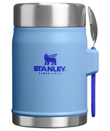 Pote Térmico com Garfolher Blue Sky Stanley 1913 | 414ml