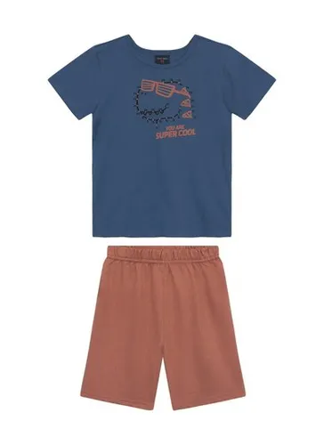 Conjunto Camiseta e Bermuda para Menino (Azul) Guloseima