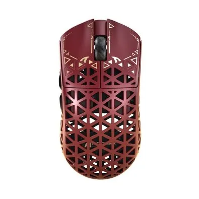 Mouse Gamer sem Fio Attack Shark R5 Ultra, 42000 DPI, Fibra de Carbono, Switch Óptico, Tri-Mode Wireless Bluetooth USB-C, Vermelho - R5 ULTRA