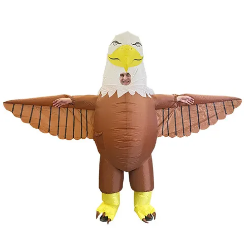 Fantasias Infláveis de Águia, Roupas Infláveis de Animais de Desenho Animado, Fantasia de Cosplay para Festa de Halloween, Adereços Engraçados para Apresentações