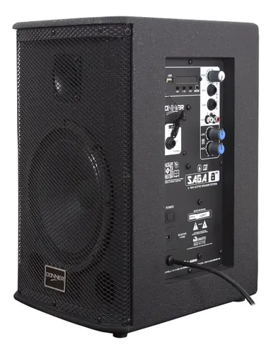 caixa ativa monitor igreja bar show Donner Saga 8 Ativa Bluetooth